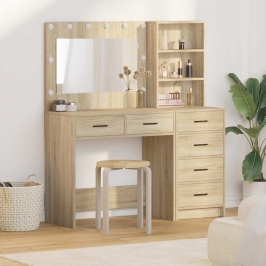 Dressing Galds Brūna 78.5 X 41 X 135 Cm Inženierijas Koks Vidaxl