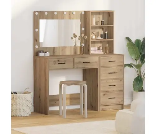 Dressing Galds 2 Pcs Brūna 78.5 X 41 X 135 Cm Inženierijas Koks Vidaxl