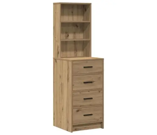 Dressing Galds 2 Pcs Brūna 78.5 X 41 X 135 Cm Inženierijas Koks Vidaxl