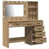 Dressing Galds 2 Pcs Brūna 78.5 X 41 X 135 Cm Inženierijas Koks Vidaxl