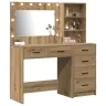 Dressing Galds 2 Pcs Brūna 78.5 X 41 X 135 Cm Inženierijas Koks Vidaxl