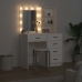 Dressing Galds 2 Pcs Balts 50 X 41 X 135 Cm Inženierijas Koks Vidaxl