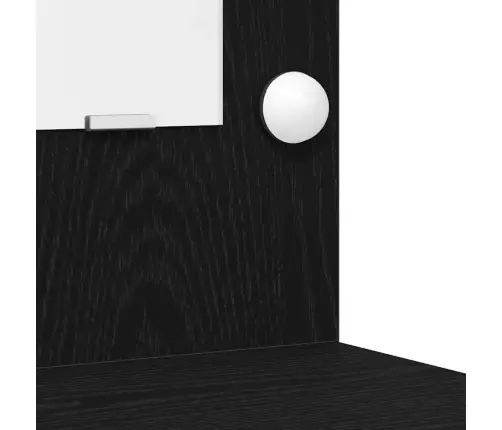 Riietumislaud Sahtliga 2 Pcs Must 50 X 41 X 135 Cm Tehispuit