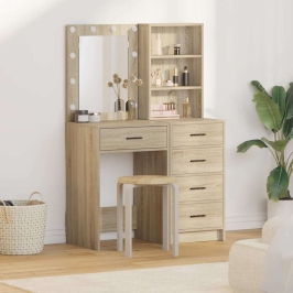 Dressing Galds 2 Pcs Brūna 50 X 41 X 135 Cm Inženierijas Koks Vidaxl