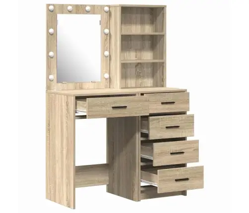 Dressing Galds 2 Pcs Brūna 50 X 41 X 135 Cm Inženierijas Koks Vidaxl