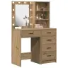 Riietumislaud Sahtliga 2 Pcs Pruun 50 X 41 X 135 Cm Tehispuit