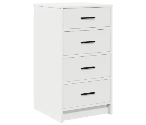 Riietumislaud Peeglituledega Sahtliga 3 Pcs Valge Tehispuit