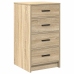 Dressing Galds 3 Pcs Brūna 40 X 41 X 135 Cm Inženierijas Koks Vidaxl