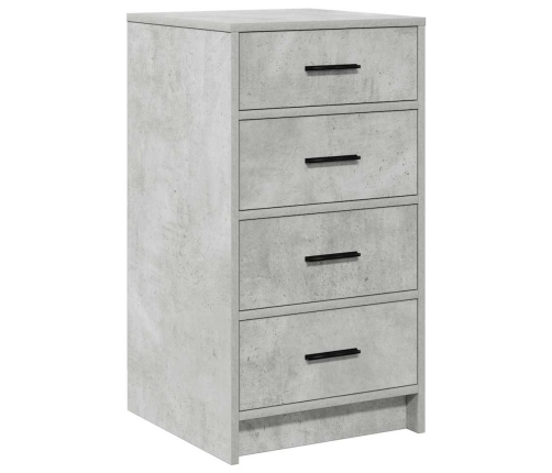 Dressing Galds 3 Pcs Pelēka 40 X 41 X 135 Cm Inženierijas Koks Vidaxl