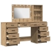 Dressing Galds 3 Pcs Brūna 40 X 41 X 135 Cm Inženierijas Koks Vidaxl