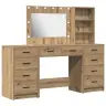 Dressing Galds 3 Pcs Brūna 40 X 41 X 135 Cm Inženierijas Koks Vidaxl