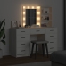 Dressing Galds 3 Pcs Balts 40 X 41 X 135 Cm Inženierijas Koks Vidaxl