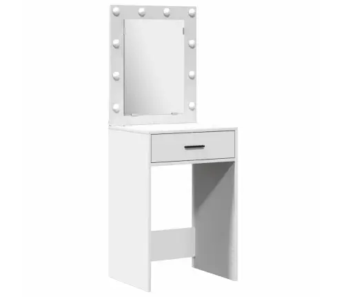 Dressing Galds 3 Pcs Balts 40 X 41 X 135 Cm Inženierijas Koks Vidaxl
