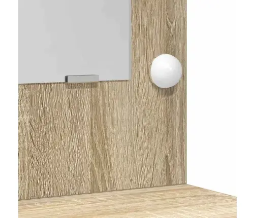 Dressing Galds 3 Pcs Brūna 40 X 41 X 135 Cm Inženierijas Koks Vidaxl