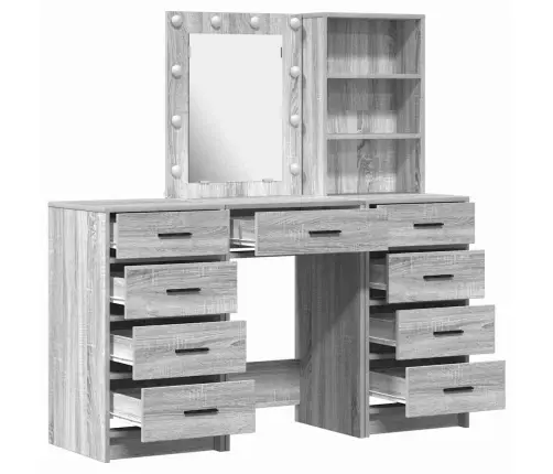 Riietumislaud Sahtliga 3 Pcs Hall 40 X 41 X 135 Cm Tehispuit