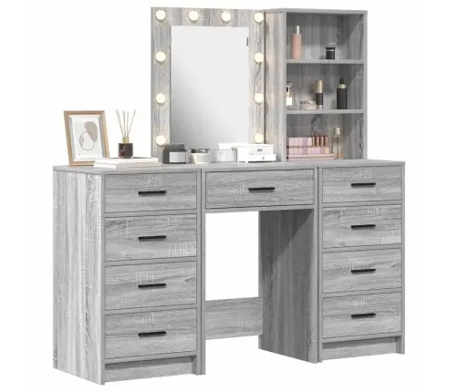 Riietumislaud Sahtliga 3 Pcs Hall 40 X 41 X 135 Cm Tehispuit