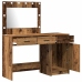 Makiažo Stalas 2 Pcs Ruda 40 X 41 X 75 Cm Apdirbta Mediena