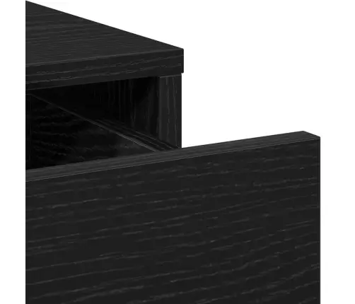 Riietumislaud Sahtliga 2 Pcs Must 50 X 41 X 135 Cm Tehispuit