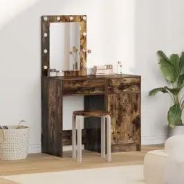 Dressing Galds 2 Pcs Brūna 50 X 41 X 135 Cm Inženierijas Koks Vidaxl