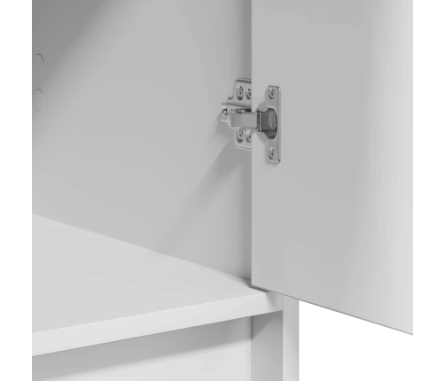 Makiažo Stalas 3 Pcs Balta 40 X 41 X 75 Cm Apdirbta Mediena