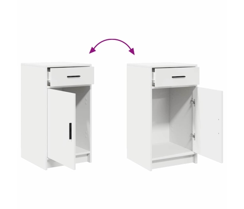 Makiažo Stalas 3 Pcs Balta 40 X 41 X 75 Cm Apdirbta Mediena
