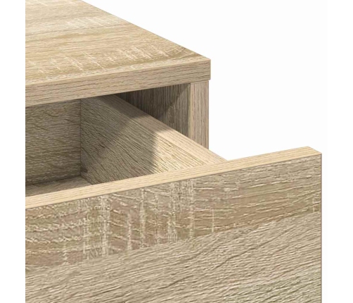 Makiažo Stalas 2 Pcs Ruda 78.5 X 41 X 135 Cm Apdirbta Mediena