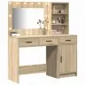 Dressing Galds 2 Pcs Brūna 78.5 X 41 X 135 Cm Inženierijas Koks Vidaxl