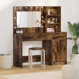 Dressing Galds 2 Pcs Brūna 78.5 X 41 X 135 Cm Inženierijas Koks Vidaxl