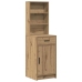 Makiažo Stalas 2 Pcs Ruda 78.5 X 41 X 135 Cm Apdirbta Mediena