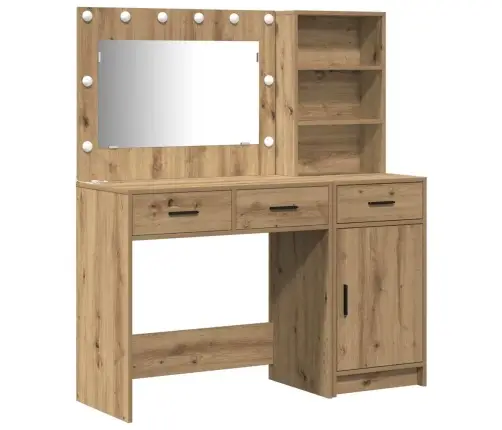 Riietumislaud Sahtliga 2 Pcs Pruun 78.5 X 41 X 135 Cm Tehispuit