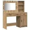 Riietumislaud Sahtliga 2 Pcs Pruun 78.5 X 41 X 135 Cm Tehispuit