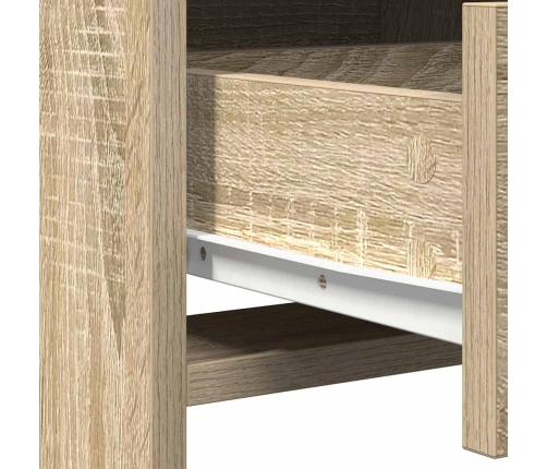 Tualetes Galda Komplekts 2 Pcs Sonoma Ozols 50 X 41 X 135 Cm Vidaxl