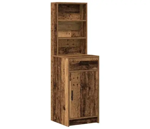 Tualettlaua Komplekt 2 Pcs Vana Puit 50 X 41 X 135 Cm Tehispuit Tualettlaua Komplekt 2 Pcs Vana Puit 50 X 41 X 135 Cm Tehispuit