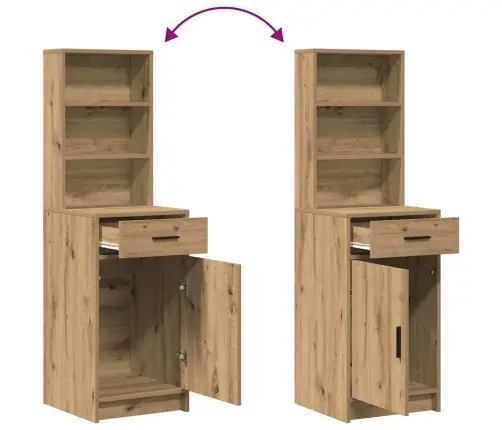 Tualetės Rinkinys 2 Pcs Artisano Ąžuolo 50 X 41 X 135 Cm