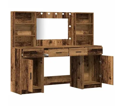 Tualetės Rinkinys 3 Pcs Sena Mediena 78.5 X 41 X 135 Cm