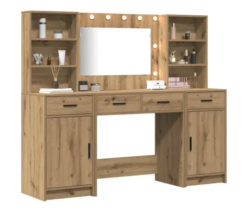 Tualetės Rinkinys 3 Pcs Artisano Ąžuolo 78.5 X 41 X 135 Cm