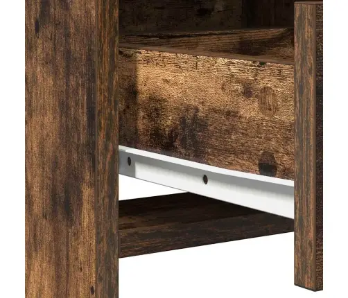 Tualetės Rinkinys 3 Pcs Rūkyta Ąžuolas Apdirbta Mediena