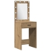 Tualetes Galda Komplekts 3 Pcs Amatnieku Ozola 50 X 41 X 135 Cm Vidaxl