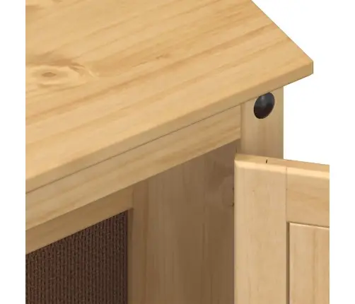 Divdaļīgs Vannasistabas Skapītis Corona, Priedes Masīvkoks Vidaxl