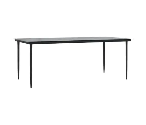 Sodo Komplektas, 7 Dalių, Rudas, Poliratanas Ir Stiklas