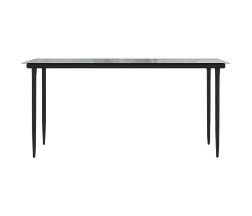 5-Daļīgs Dārza Mēbeļu Komplekts, Matrači, Melna Pe Rotangpalma Vidaxl