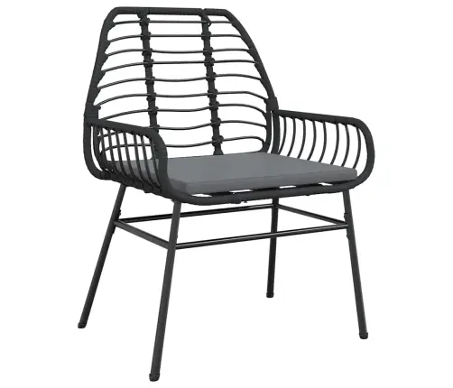 Sodo Komplektas, 5 Dalių, Juodas, Poliratanas Ir Stiklas