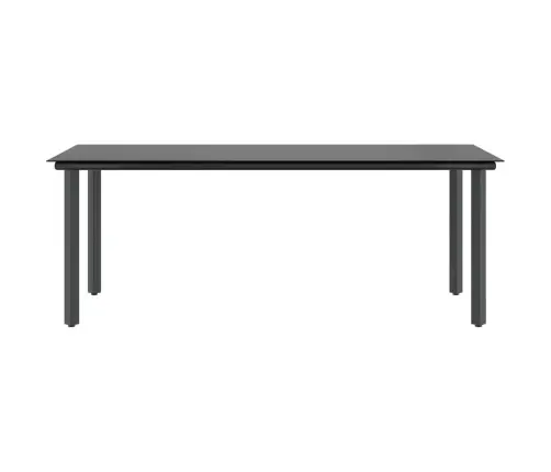 7-Daļīgs Dārza Mēbeļu Komplekts, Matrači, Melna Pe Rotangpalma Vidaxl