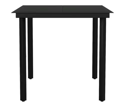 Sodo Komplektas, 3 Dalių, Rudas, Poliratanas Ir Stiklas