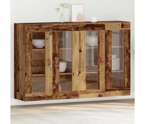 Sieniniai Spintelės 2 Pcs Sena Mediena 69,5 X 34 X 90 Cm