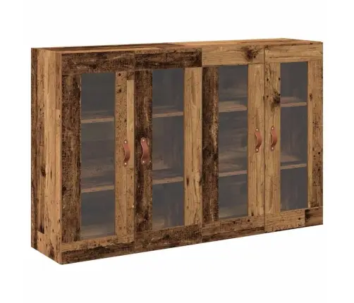 Sieniniai Spintelės 2 Pcs Sena Mediena 69,5 X 34 X 90 Cm