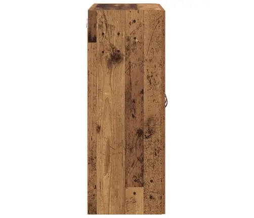 Sienas Skapji 2 Gabali No Veca Koka, Izmērs 69.5 X 34 X 90 Cm, Inženierijas Koks Vidaxl