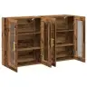 Pakabinama Spintelė 2 Pcs Sena Mediena 69.5 X 34 X 90 Cm