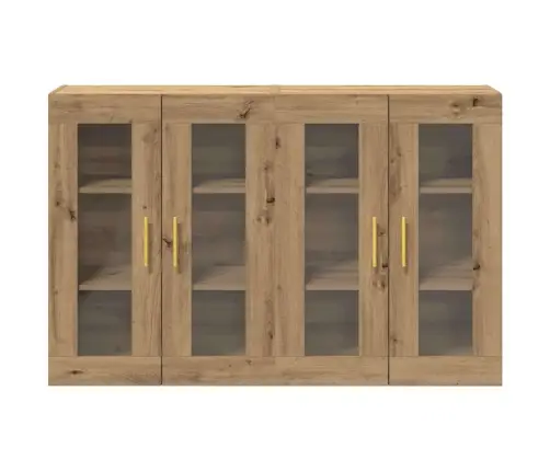 Sienas Skapju Komplekts 2 Gabali Artisan Ozols 69,5 X 34 X 90 Cm - Inženierijas Koksne Vidaxl