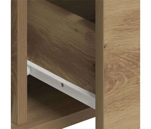 Kappide Külgedel 2 Pcs Käsitöötamm 60 X 31 X 84 Cm Tehispuit